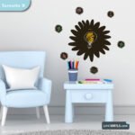 Vinilo Pizarra de Flores para Organización y Decoración - Imagen 5