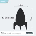 Vinilo Pizarra Flores (Kit de Organización y Decoración) - Imagen 9