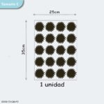 Vinilo Pizarra de Flores para Organización y Decoración - Imagen 10