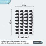 Vinilo Pizarra Flores (Kit de Organización y Decoración) - Imagen 10